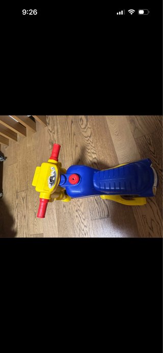 Moto correpasillos Molto M1 Azul y Amarillo