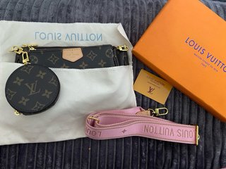 Louis Vuitton Multi Pochette Marrone e Rosa