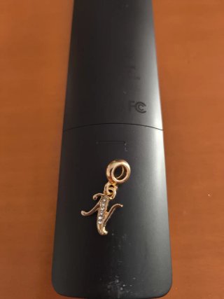 Colgante Letra N con Circonitas