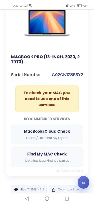 MacBook Pro A2289