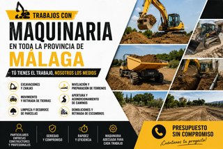 Servicios con Maquinaria en Málaga