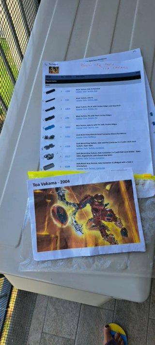 Lego Bionicle 8601 Toa Vakama