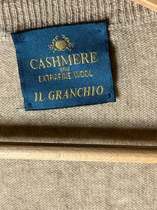 Maglione Il Granchio Uomo Cashmere Beige