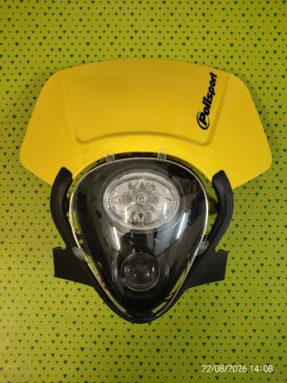 Faro de moto Polisport amarillo