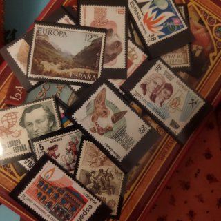 Colección de sellos de España