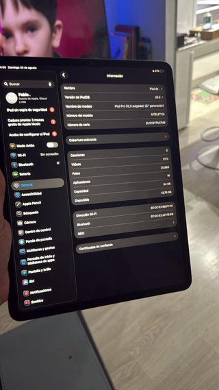 Apple iPad Pro Gris 12.9. Con apple pen