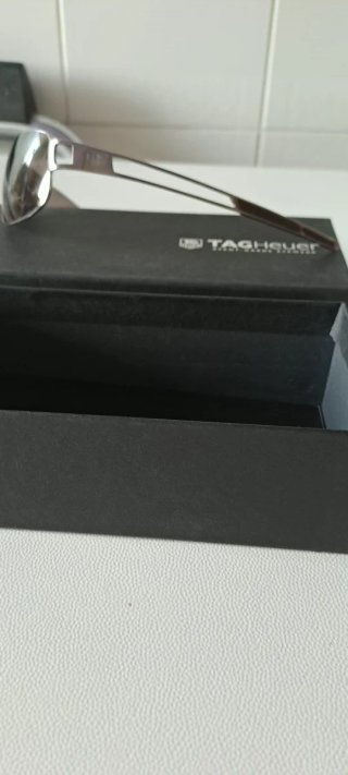 Occhiali TAG Heuer Argento/Marrone