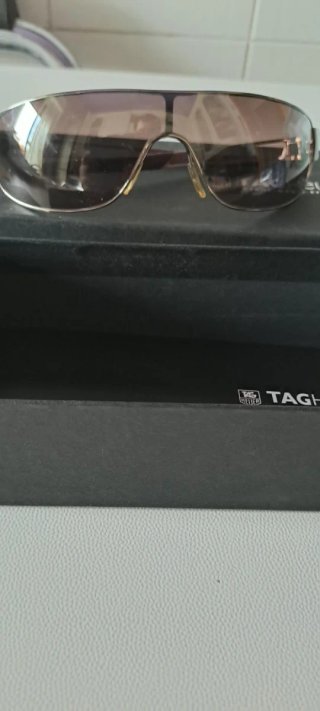 Occhiali TAG Heuer Argento/Marrone