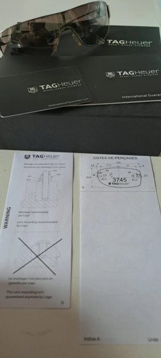 Occhiali TAG Heuer Argento/Marrone