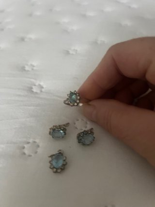 Conjunto Plata Ley: Anillo y Pendientes