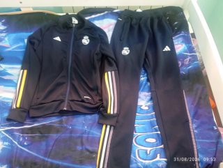 Chándal Real Madrid Adidas Azul Talla 18