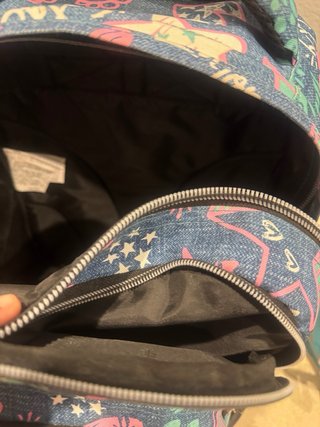 Mochila Totto con ruedas azul y morada