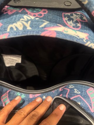 Mochila Totto con ruedas azul y morada