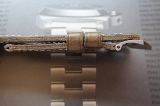 Cinturino 26mm in pelle spessa Verde Oliva per Panerai