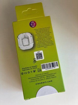 Auriculares Ziu Bluetooth 5.4 Blancos