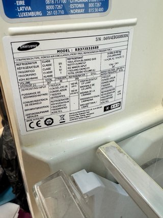 Nevera Samsung RB37J5325SS 203cm