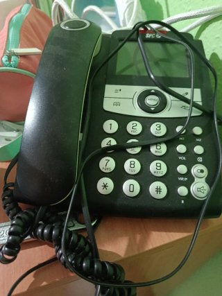 Teléfono fijo SPC negro
