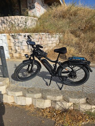 Bicicleta Eléctrica Fat Bike Negra