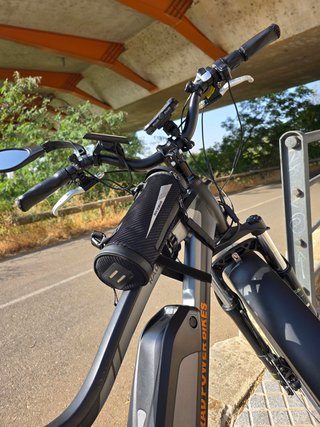 Bicicleta Eléctrica Fat Bike Negra