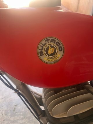 Bultaco Sherpa 250cc Roja/Plata Trial