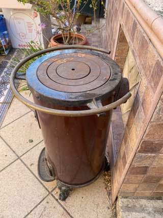 Chimenea de hierro fundido