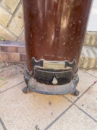 Chimenea de hierro fundido