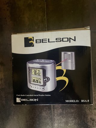 Belson Reloj Radio/Estación Meteorológica BSA-8