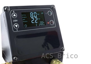Compresor de Aire Silencioso con LCD 100L - 6 Hp - 09389 - Mader