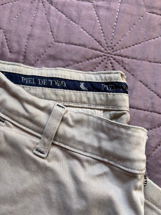 Pantalones Piel de Toro Beige