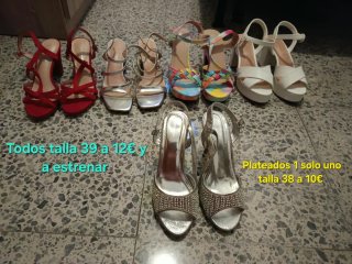 Zapatos de tacón talla 39