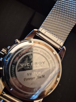 Reloj Viceroy Cronógrafo Azul y Plateado