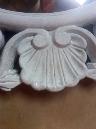 Espejo Redondo Decorativo Blanco