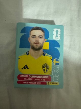 Cromo Gabriel Gudmundsson Mundial 2026