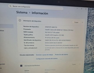 Ordenador portátil HP Plata