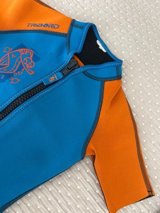 Neopreno niño Tribord azul y naranja