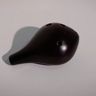 Ocarina nera con cordino