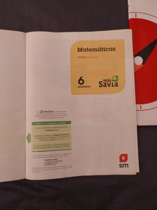 Libro texto Matematicas. Primer trimestre. 6° pr