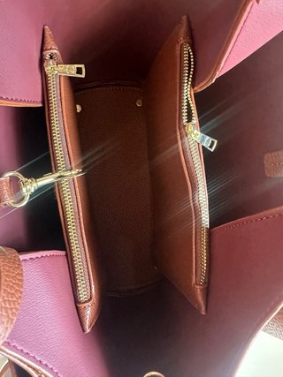 Bolso Marrón Piel