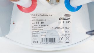 Cointra TS-30 Calentador Eléctrico