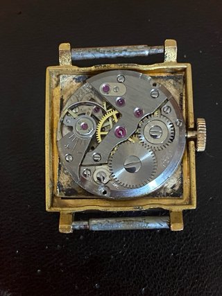 Orologio vintage cioccolatino 17 jewels