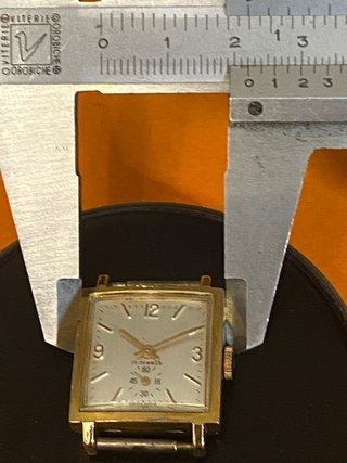 Orologio vintage cioccolatino 17 jewels