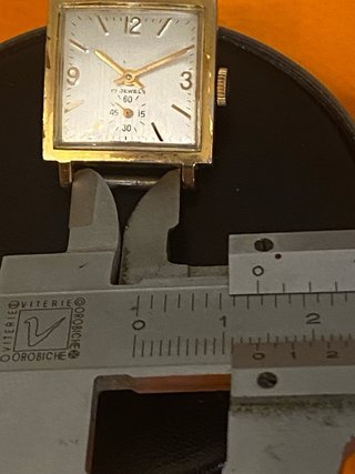 Orologio vintage cioccolatino 17 jewels