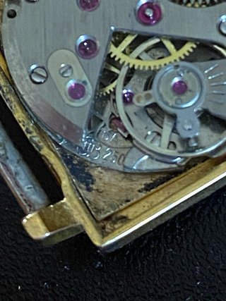 Orologio vintage cioccolatino 17 jewels