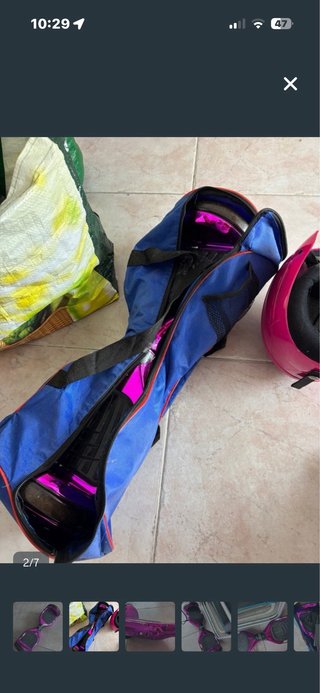 Hoverboard Morado Metalizado