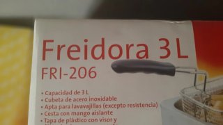Freidora Eléctrica 3L