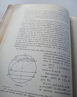 Trigonometría rectilínea y esférica. Año 1943.