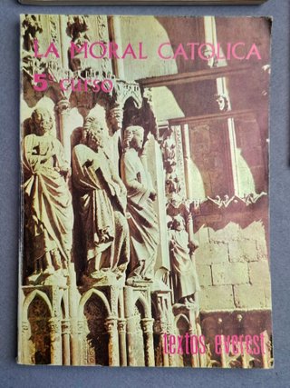 Libros de texto de RELIGIÓN bachillerato años 1970