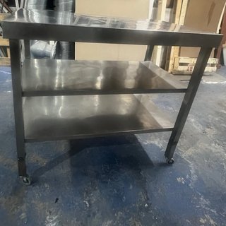 Mesa de acero inoxidable para bar