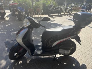 Honda PS 125 i Scooter Negro/Plata
