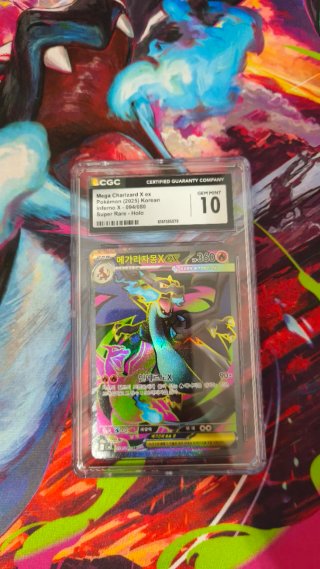 Carta Pokémon Mega Charizard X ex CGC 10